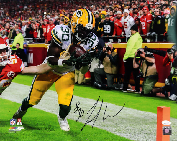 JAMAAL WILLIAMS SIGNED AUTOGRAPHED GREEN BAY PACKERS VS CHIEFS 16x20 PHOTO JSA