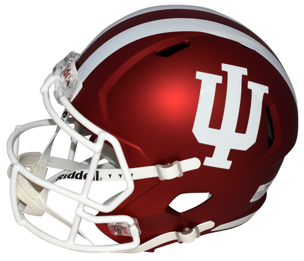 AIDEN FISHER SIGNED INDIANA HOOSIERS 2025 NATIONAL CHAMPIONS FULL SIZE HELMET