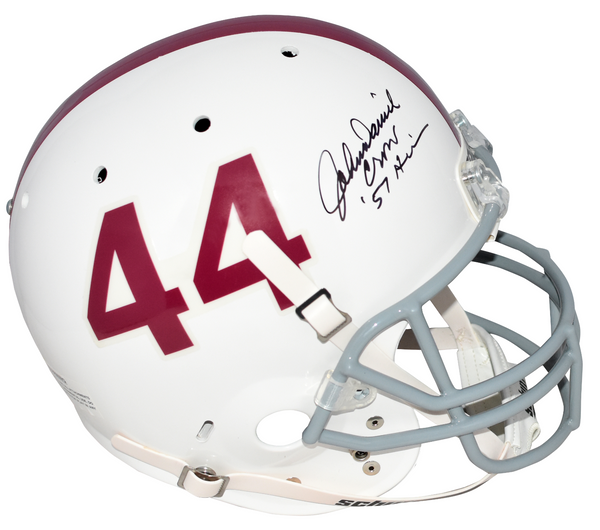 JOHN DAVID CROW SIGNED TEXAS A&M AGGIES FULL SIZE HELMET BECKETT W/ 57 HEISMAN
