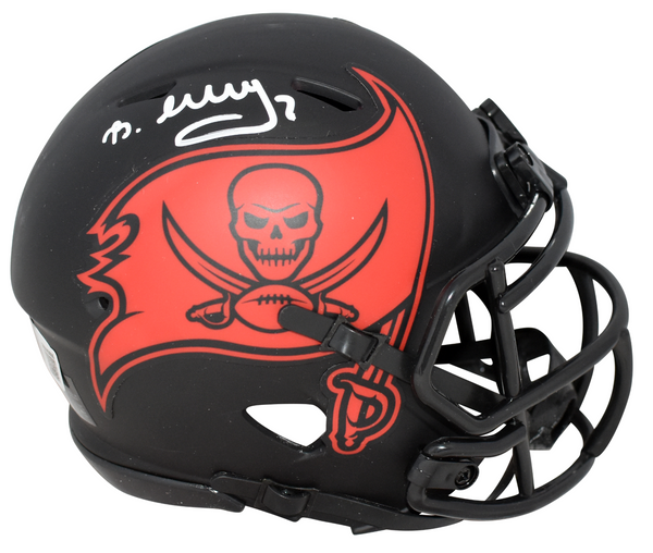 BUCKY IRVING SIGNED TAMPA BAY BUCCANEERS ECLIPSE SPEED MINI HELMET BECKETT