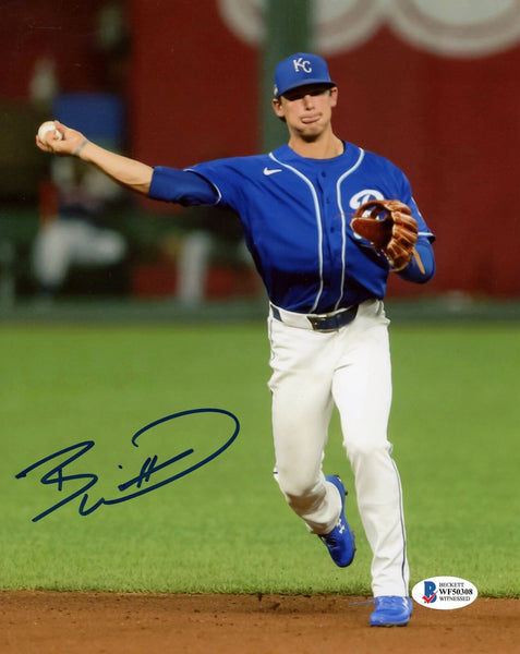 BOBBY WITT JR AUTOGRAPHED SIGNED KANSAS CITY ROYALS 8x10 PHOTO BECKETT