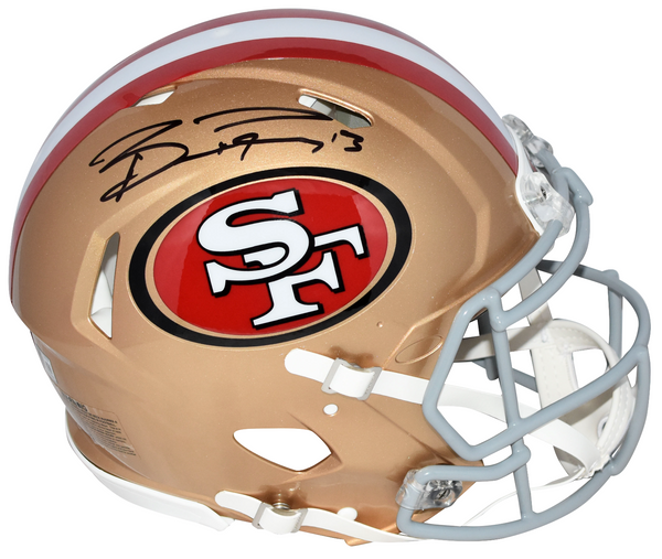 BROCK PURDY SIGNED SAN FRANCISCO 49ERS AUTHENTIC SPEED HELMET BECKETT