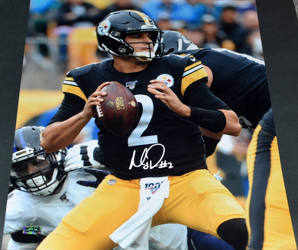MASON RUDOLPH AUTOGRAPHED PITTSBURGH STEELERS 16x20 PHOTO COA