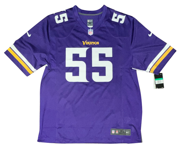 ZA'DARIUS SMITH SIGNED AUTOGRAPHED MINNESOTA VIKINGS #55 NIKE JERSEY BECKETT