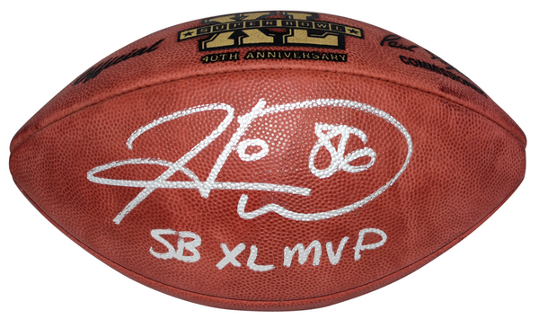 HINES WARD SIGNED PITTSBURGH STEELERS SUPER BOWL XL WILSON FOOTBALL W/ SB MVP