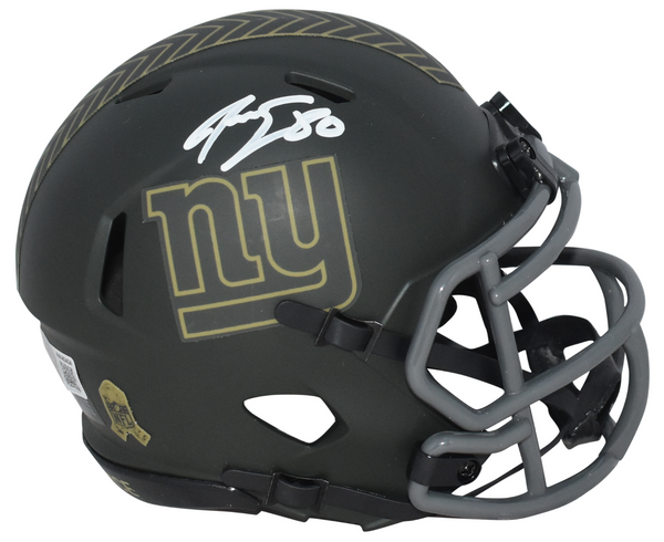 JEREMY SHOCKEY SIGNED NEW YORK GIANTS SALUTE TO SERVICE 4 MINI HELMET BECKETT