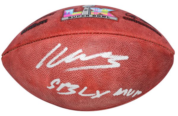 KENNETH WALKER SIGNED SEATTLE SEAHAWKS SUPER BOWL 60 WILSON FOOTBALL + SB LX MVP