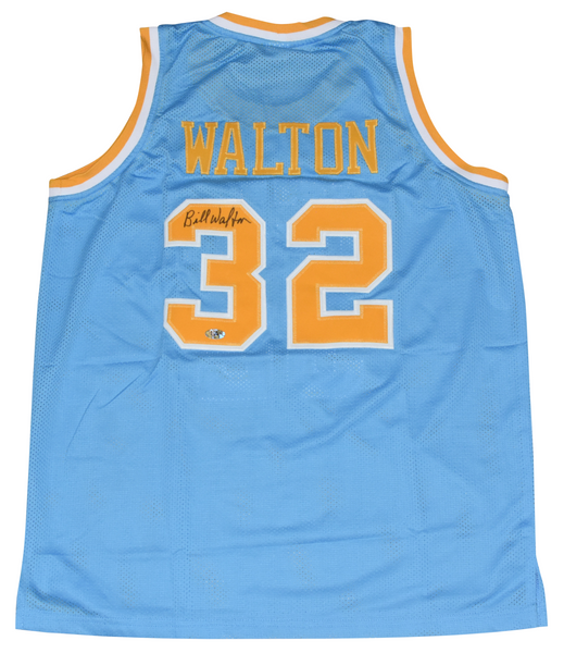 BILL WALTON AUTOGRAPHED UCLA BRUINS #32 BLUE BASKETBALL JERSEY COA
