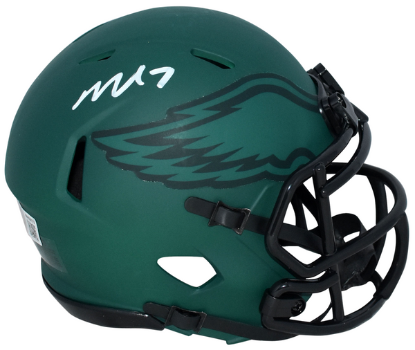 MICHAEL VICK SIGNED PHILADELPHIA EAGLES RAVE SPEED MINI HELMET BECKETT