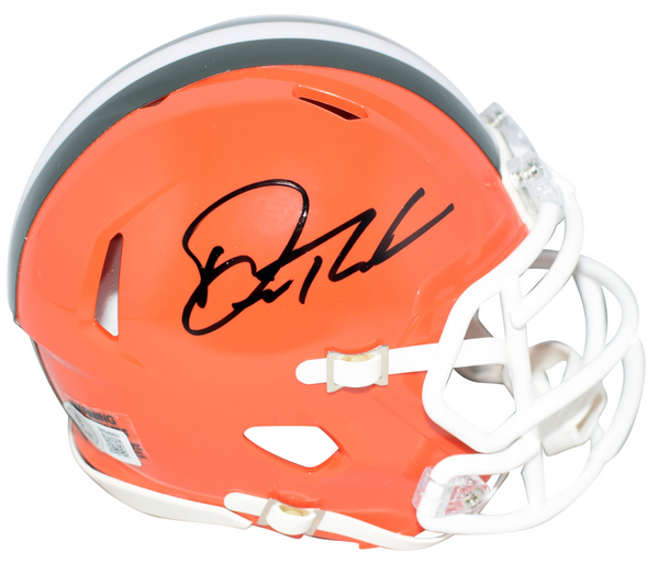 DORIAN THOMPSON-ROBINSON SIGNED CLEVELAND BROWNS SPEED MINI HELMET BECKETT