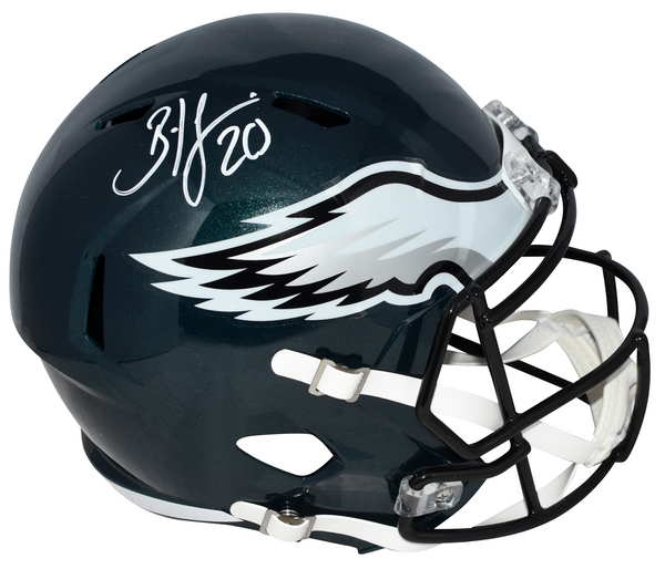 BRIAN DAWKINS SIGNED PHILADELPHIA EAGLES FULL SIZE SPEED HELMET BECKETT