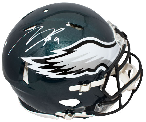 MAKAI LEMON SIGNED PHILADELPHIA EAGLES AUTHENTIC SPEED HELMET BECKETT