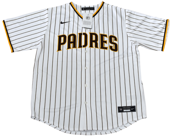 JACKSON MERRILL SIGNED SAN DIEGO PADRES #3 WHITE NIKE JERSEY MLB AUTH