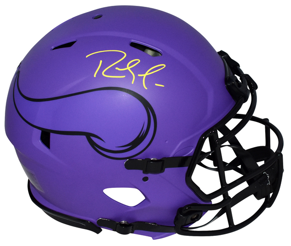 RANDY MOSS SIGNED MINNESOTA VIKINGS RAVE AUTHENTIC SPEED HELMET BECKETT