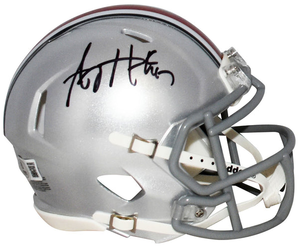 AJ HAWK AUTOGRAPHED OHIO STATE BUCKEYES SPEED MINI HELMET BECKETT