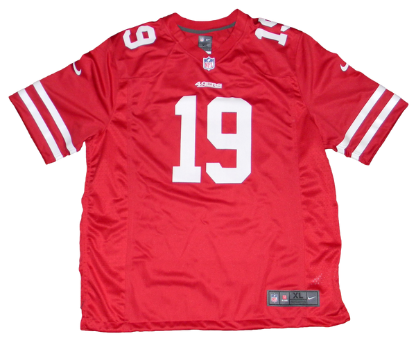 DEEBO SAMUEL SIGNED AUTOGRAPHED SAN FRANCISCO 49ERS #19 NIKE GAME JERSEY BECKETT