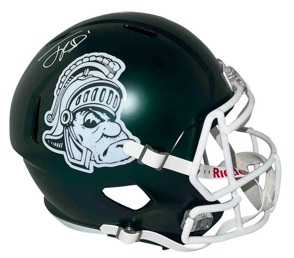 JAYDEN REED AUTOGRAPHED MICHIGAN STATE SPARTANS FULL SIZE SPEED HELMET BECKETT