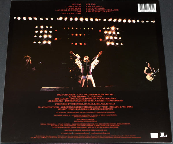 OZZY OSBOURNE SIGNED AUTOGRAPHED BLIZZARD OF OZZ VINYL ALBUM LP BECKETT
