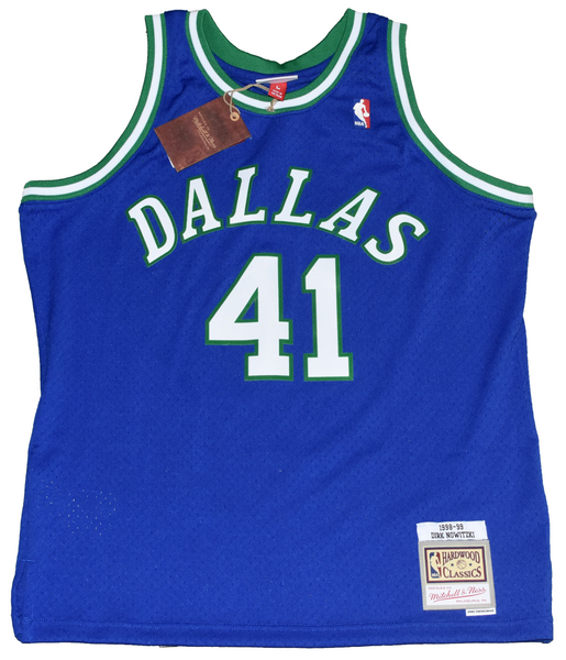 DIRK NOWITZKI SIGNED DALLAS MAVERICKS MITCHELL & NESS JERSEY W/ 06-07 MVP & HOF