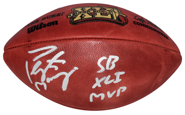 PEYTON MANNING SIGNED INDIANAPOLIS COLTS SUPER BOWL XLI WILSON FOOTBALL + SB MVP