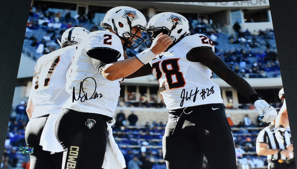 MASON RUDOLPH & JAMES WASHINGTON SIGNED OKLAHOMA STATE COWBOYS 16x20 PHOTO COA