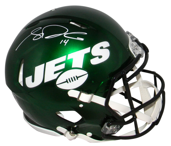 SAM DARNOLD SIGNED NEW YORK JETS FULL SIZE AUTHENTIC SPEED HELMET BECKETT
