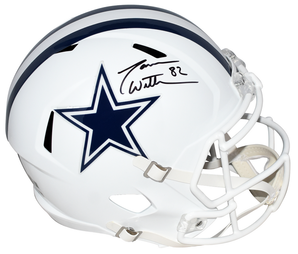 JASON WITTEN SIGNED DALLAS COWBOYS WHITE FULL SIZE SPEED HELMET BECKETT