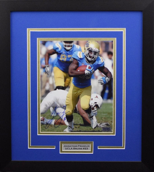 JOHNATHAN FRANKLIN SIGNED UCLA BRUINS 8x10 FRAMED PHOTO COA