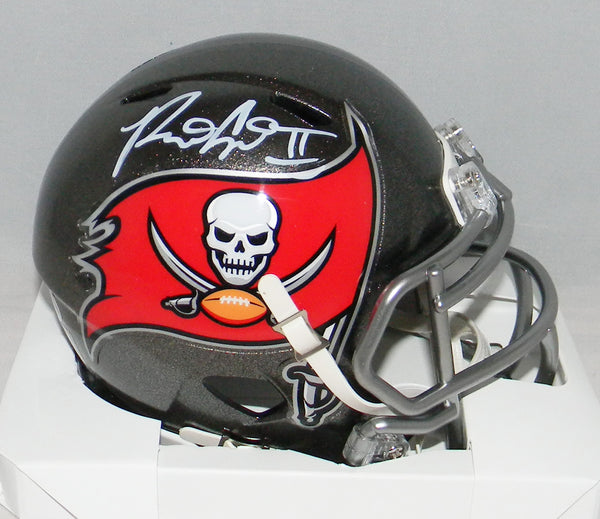 RONALD JONES II AUTOGRAPHED TAMPA BAY BUCS BUCCANEERS SPEED MINI HELMET BECKETT