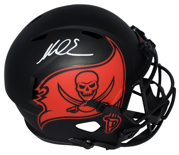 MIKE EVANS SIGNED TAMPA BAY BUCCANEERS BUCS ECLIPSE FULL SIZE SPEED HELMET BAS