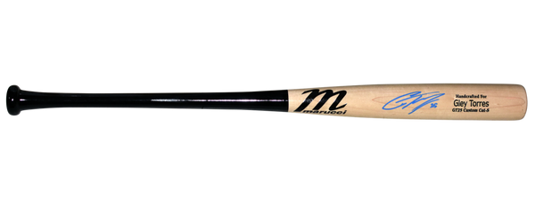 GLEYBER TORRES SIGNED DETROIT TIGERS MARUCCI PLAYER MODEL BASEBALL BAT BECKETT