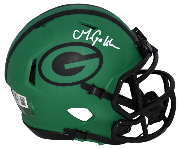 MATTHEW GOLDEN SIGNED GREEN BAY PACKERS RAVE SPEED MINI HELMET BECKETT