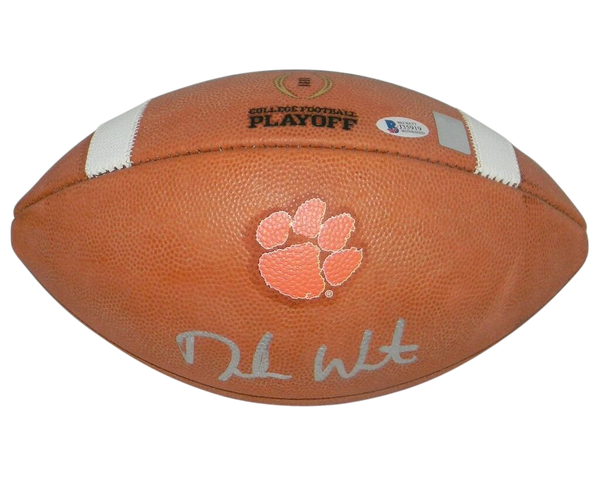 DESHAUN WATSON SIGNED AUTOGRAPHED CLEMSON TIGERS WILSON NCAA PLAYOFF FOOTBALL