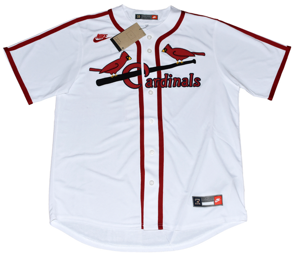 STAN MUSIAL AUTOGRAPHED ST LOUIS CARDINALS #6 THROWBACK NIKE JERSEY PSA/DNA