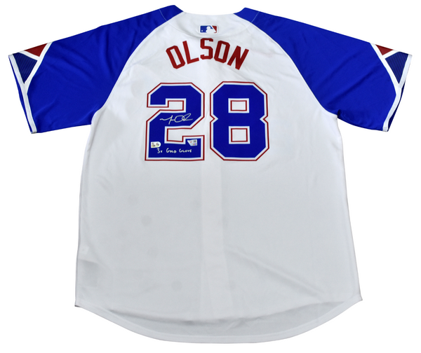 MATT OLSON SIGNED ATLANTA BRAVES #28 CITY CONNECT NIKE LIMITED JERSEY FANATICS