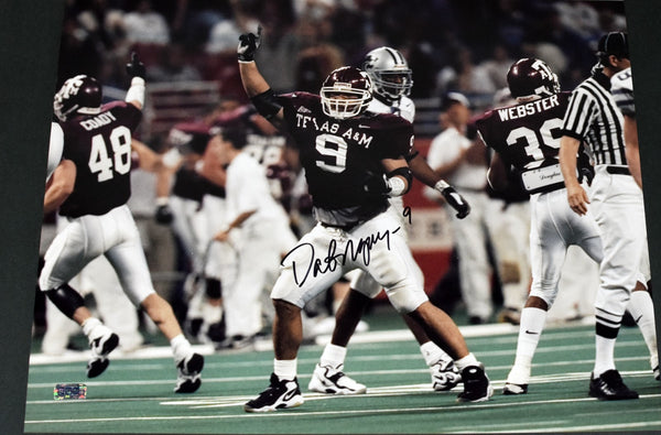 DAT NGUYEN AUTOGRAPHED SIGNED TEXAS A&M AGGIES 16x20 PHOTO COA
