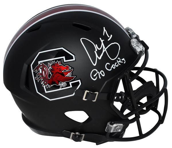 ALSHON JEFFERY SIGNED SOUTH CAROLINA GAMECOCKS FULL SIZE HELMET W/ GO COCKS