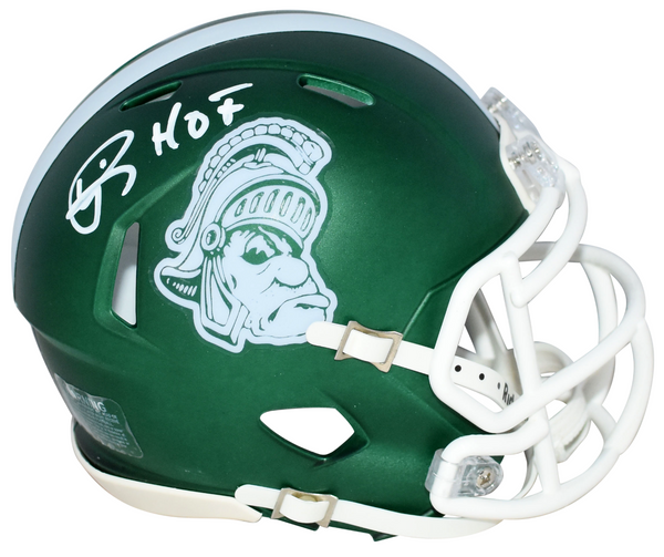 ANDRE RISON AUTOGRAPHED MICHIGAN STATE SPARTANS SPEED MINI HELMET JSA