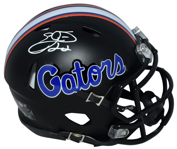 EMMITT SMITH AUTOGRAPHED FLORIDA GATORS BLACK SPEED MINI HELMET BECKETT