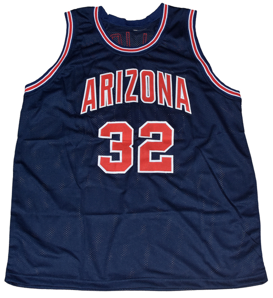 SEAN ELLIOTT SIGNED ARIZONA WILDCATS #32 NAVY BASKETBALL JERSEY JSA
