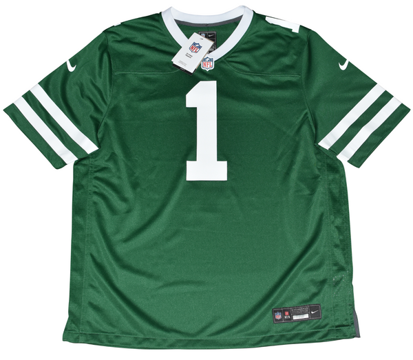 AHMAD SAUCE GARDNER SIGNED NEW YORK JETS #1 LEGACY GREEN NIKE JERSEY BECKETT