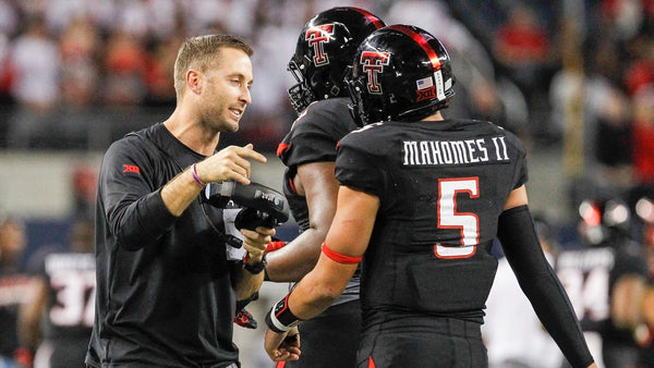 PATRICK MAHOMES SIGNED TEXAS TECH #5 UNDER ARMOUR BLACK TEAM ISSUED JERSEY
