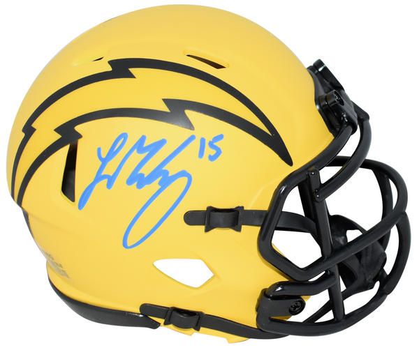 LADD McCONKEY SIGNED LOS ANGELES CHARGERS RAVE SPEED MINI HELMET BECKETT