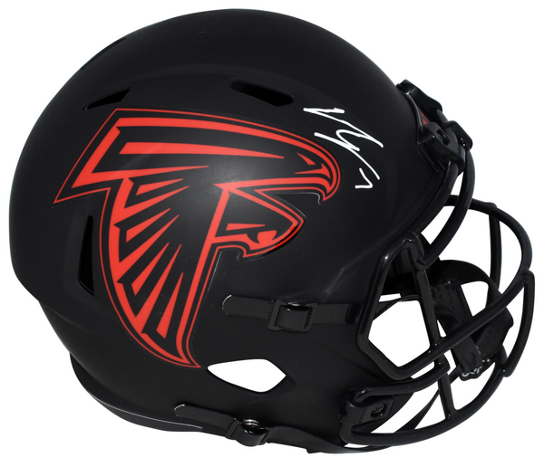 BIJAN ROBINSON SIGNED ATLANTA FALCONS ECLIPSE FULL SIZE SPEED HELMET JSA