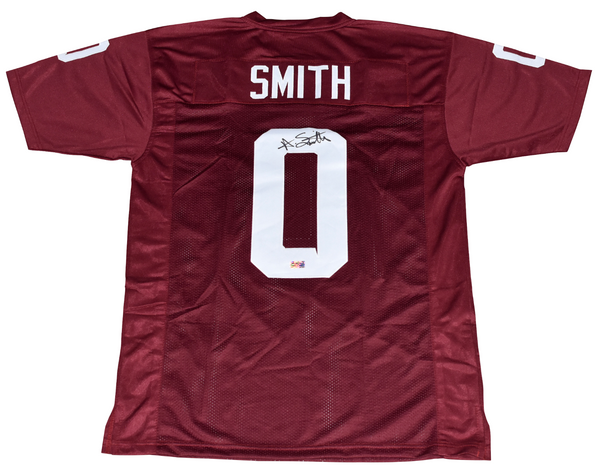 AINIAS SMITH AUTOGRAPHED TEXAS A&M AGGIES #0 MAROON JERSEY COA