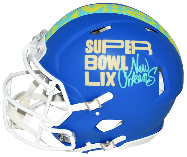 JALEN HURTS SIGNED PHILADELPHIA EAGLES SUPER BOWL LIX AUTHENTIC SPEED HELMET