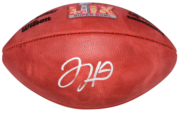 JALEN HURTS SIGNED PHILADELPHIA EAGLES WILSON SUPER BOWL LIX FOOTBALL FANATICS