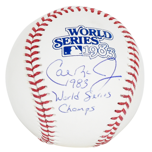 CAL RIPKEN JR SIGNED BALTIMORE ORIOLES 1983 WORLD SERIES RAWLINGS MLB BASEBALL
