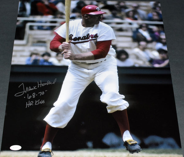 FRANK HOWARD AUTOGRAPHED SIGNED WASHINGTON SENATORS 16x20 PHOTO JSA