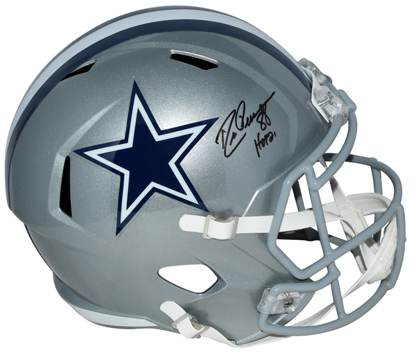 DREW PEARSON AUTOGRAPHED DALLAS COWBOYS FULL SIZE SPEED HELMET W/ HOF 21